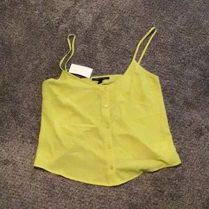 Junior’s lime green tank top